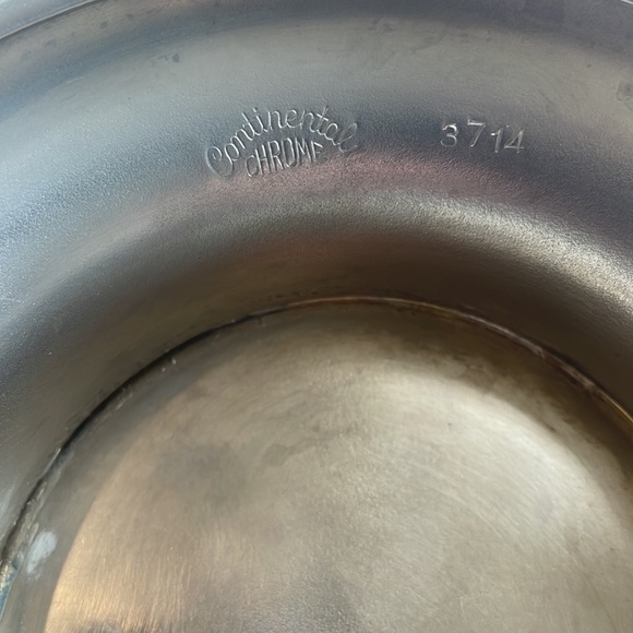 Vintage Art Deco Continental Silver Co Serving Bowl w/Red Bakelite handl… - Picture 3 of 6